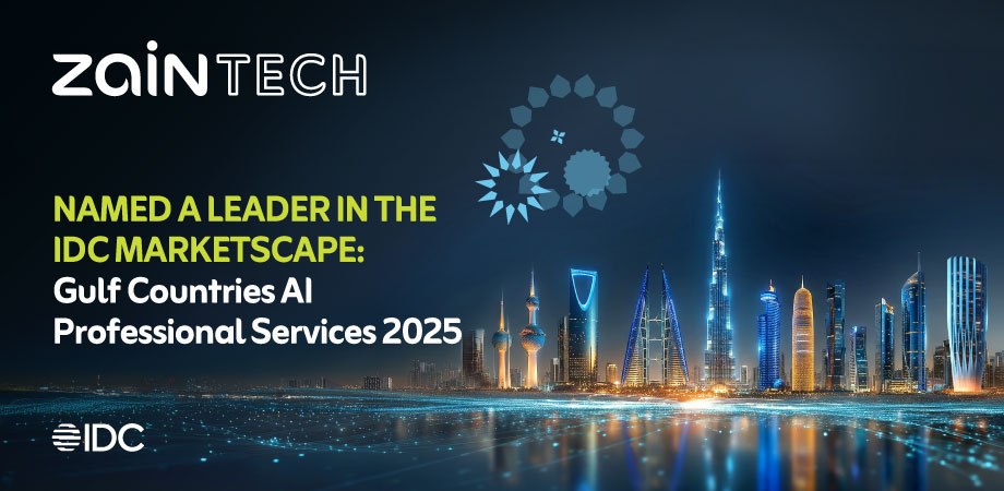 ZainTECH Named a Leader in IDC MarketScape: Gulf Countries AI Professional Services